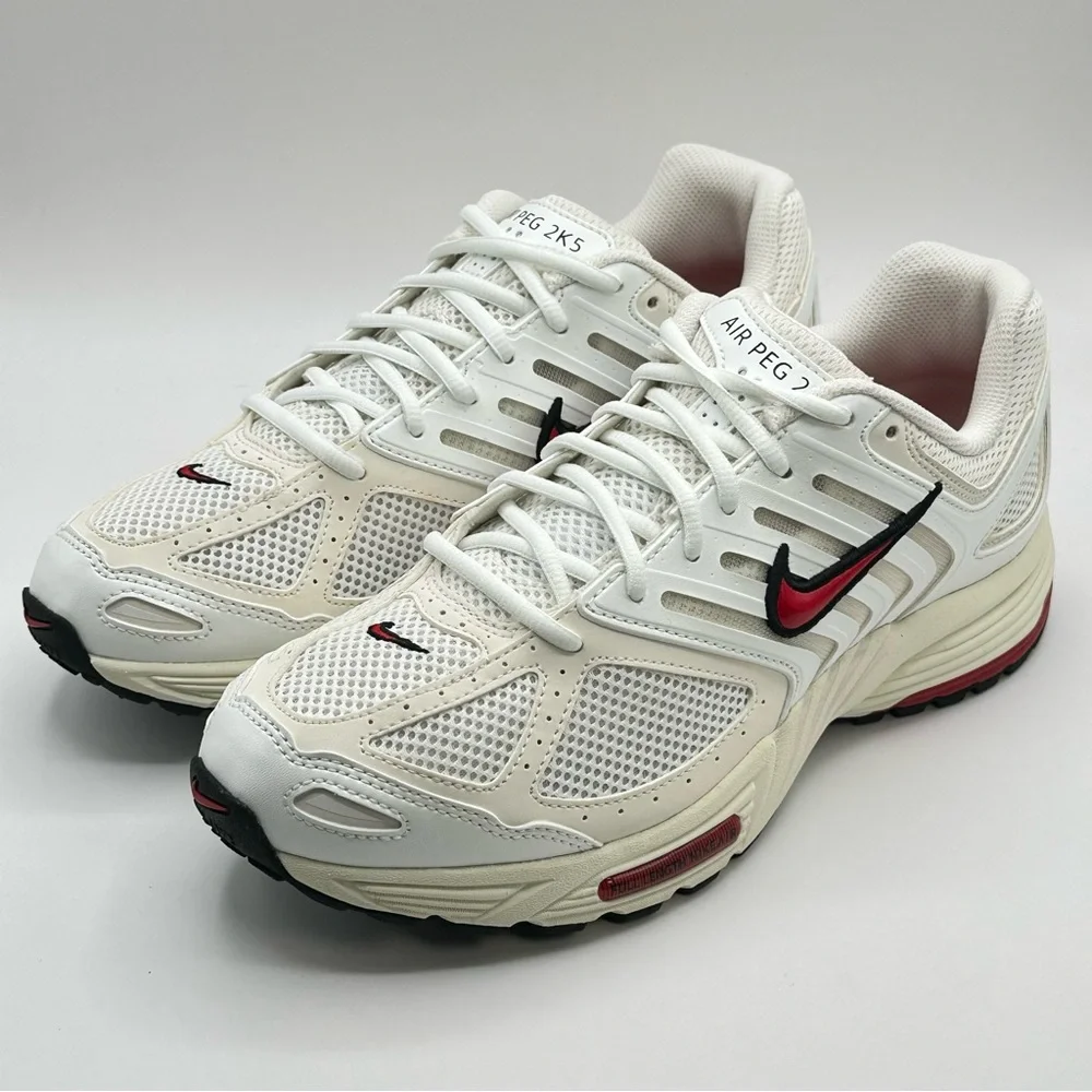 Women's Nike Air Peg 2K5 White/Gym Red-Phantom (FN7153 101) Size 10 - Picture 2 of 12